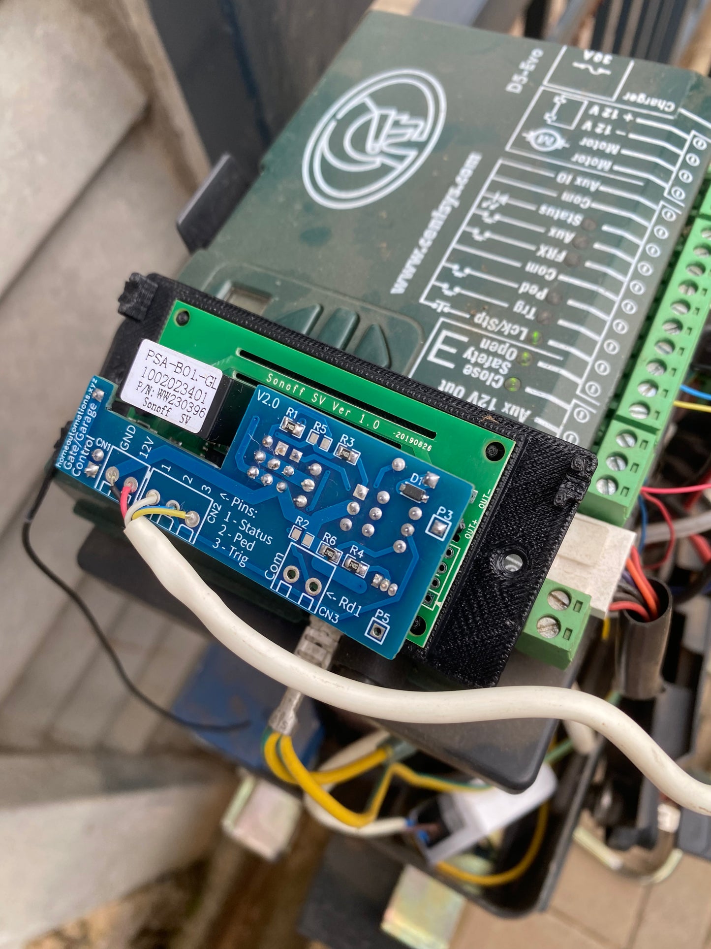 Smart Gate Controller - Home Assistant - 3D Printed housing