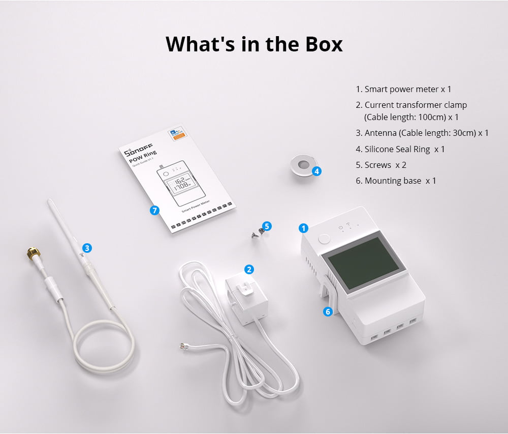 SONOFF POW Ring Smart Power Meter POWCT