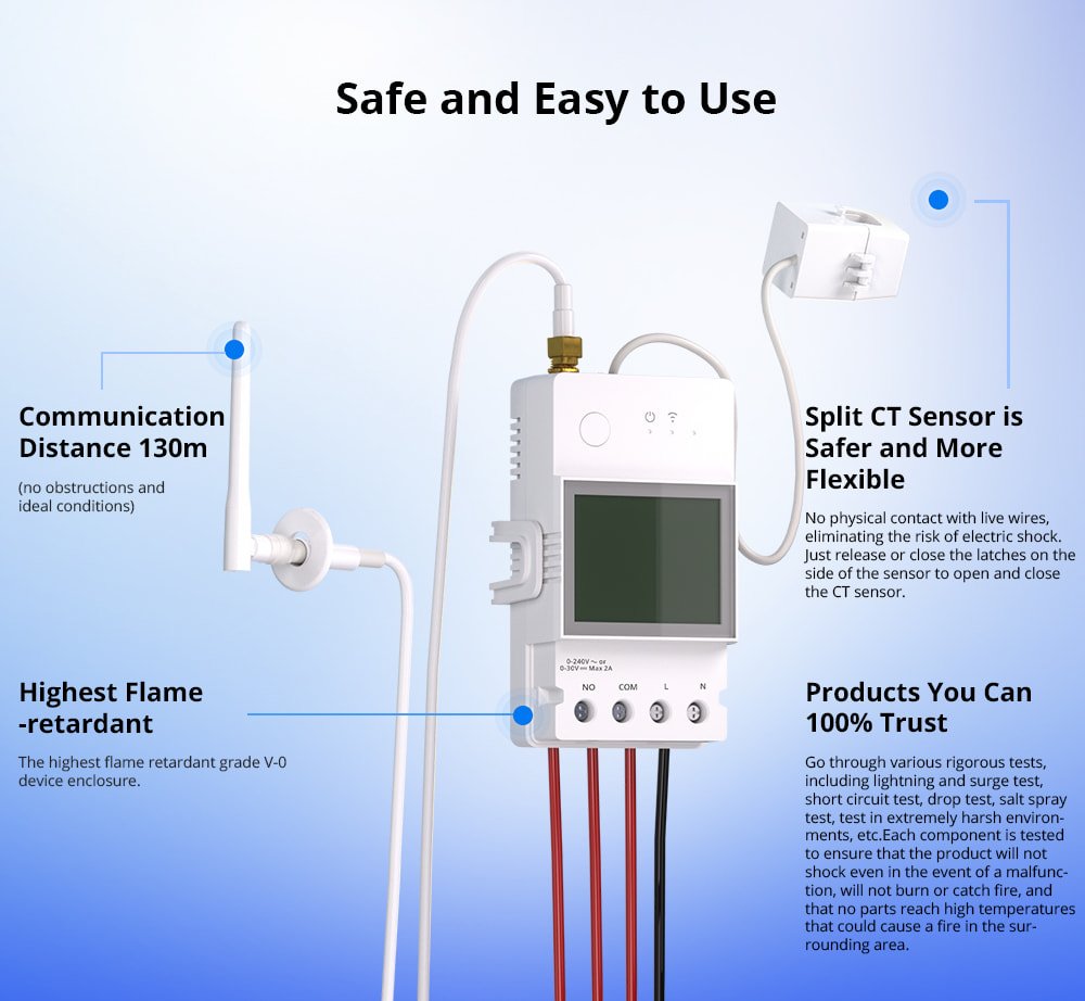 SONOFF POW Ring Smart Power Meter POWCT