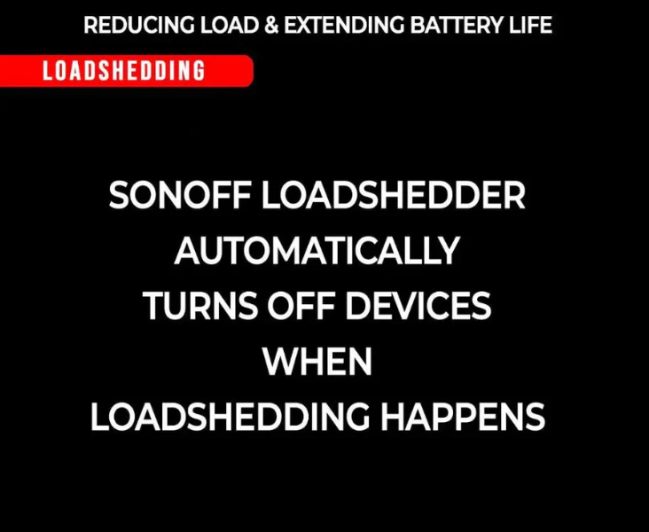 SONOFF LOADSHEDDER GENUINE