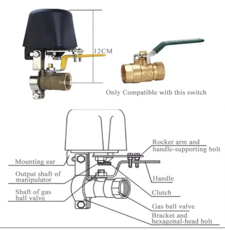 WiFi electronic control water valve TUYA/Smart Life