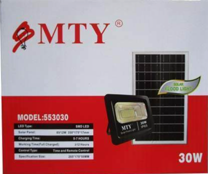 30w Solar LED Flood Light