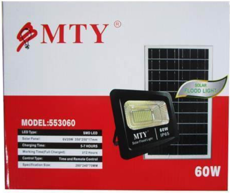 60w Solar LED Flood Light