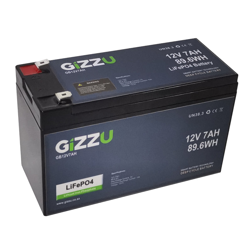 12v 7AH LifePO4 replacement battery