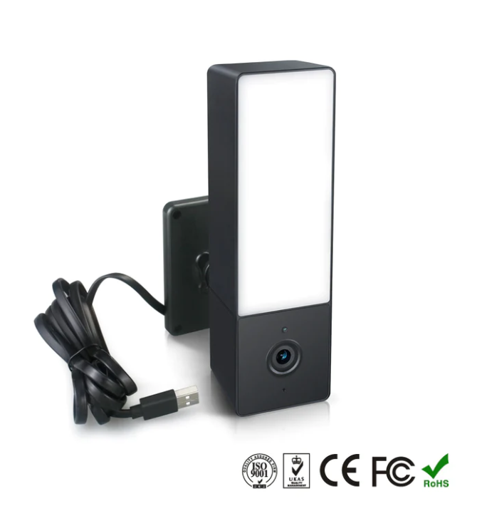 WIFI CONTROL SMART LIFE TUYA 2.0MP FLOOD LED LIGHT WITH HD CAMERA