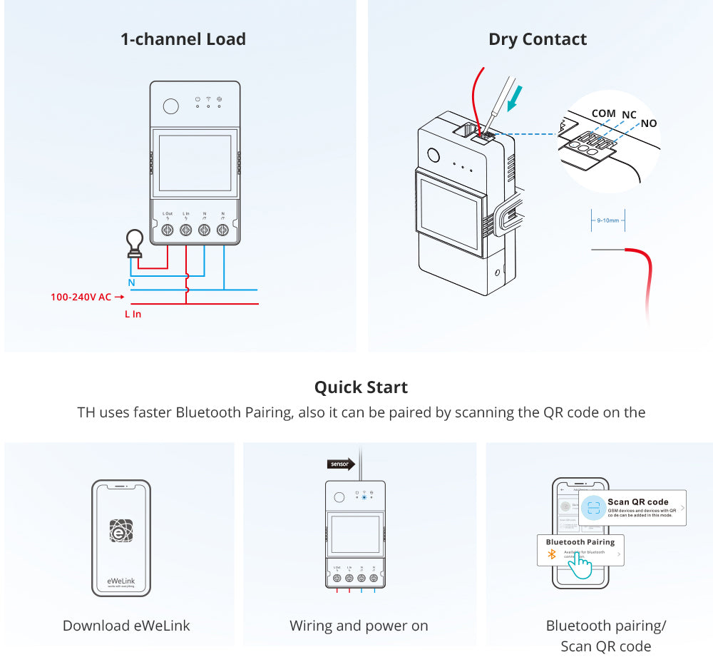 Sonoff TH20 Elite (Sensor sold separately)