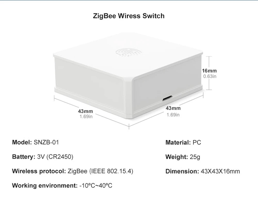 Sonoff Zigbee Button