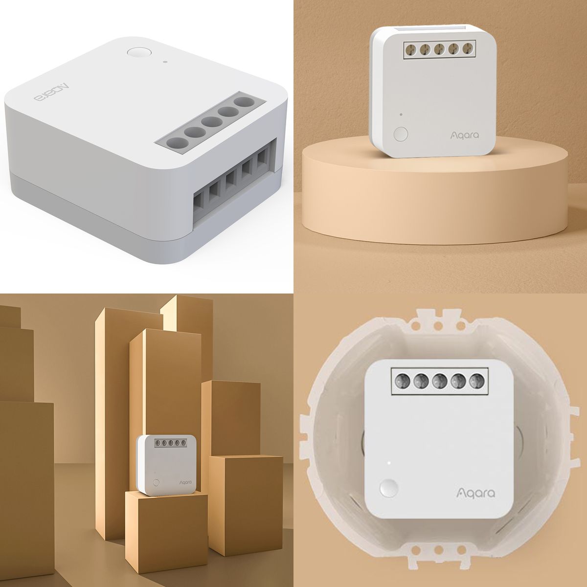 Aqara Single Switch Module T1 (with Neutral) - REQUIRES AQARA HUB