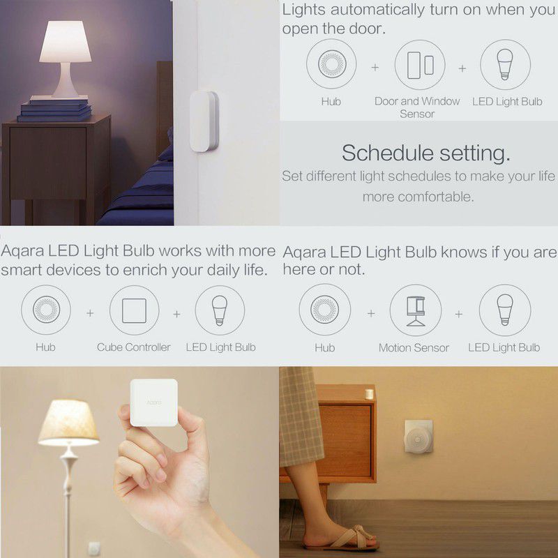 Aqara LED Light Bulb (Tunable White) - Home Automation (REQUIRES AQARA HUB)