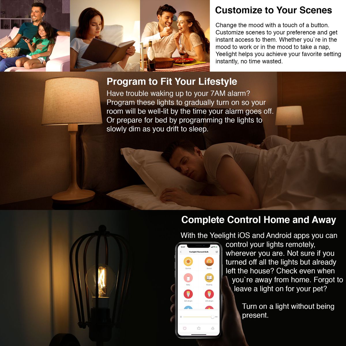 Yeelight LED Filament Bulb E26/E27