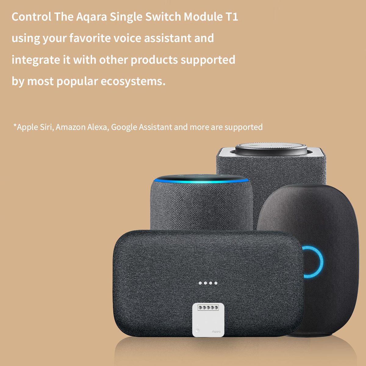Aqara Single Switch Module T1 (with Neutral) - REQUIRES AQARA HUB