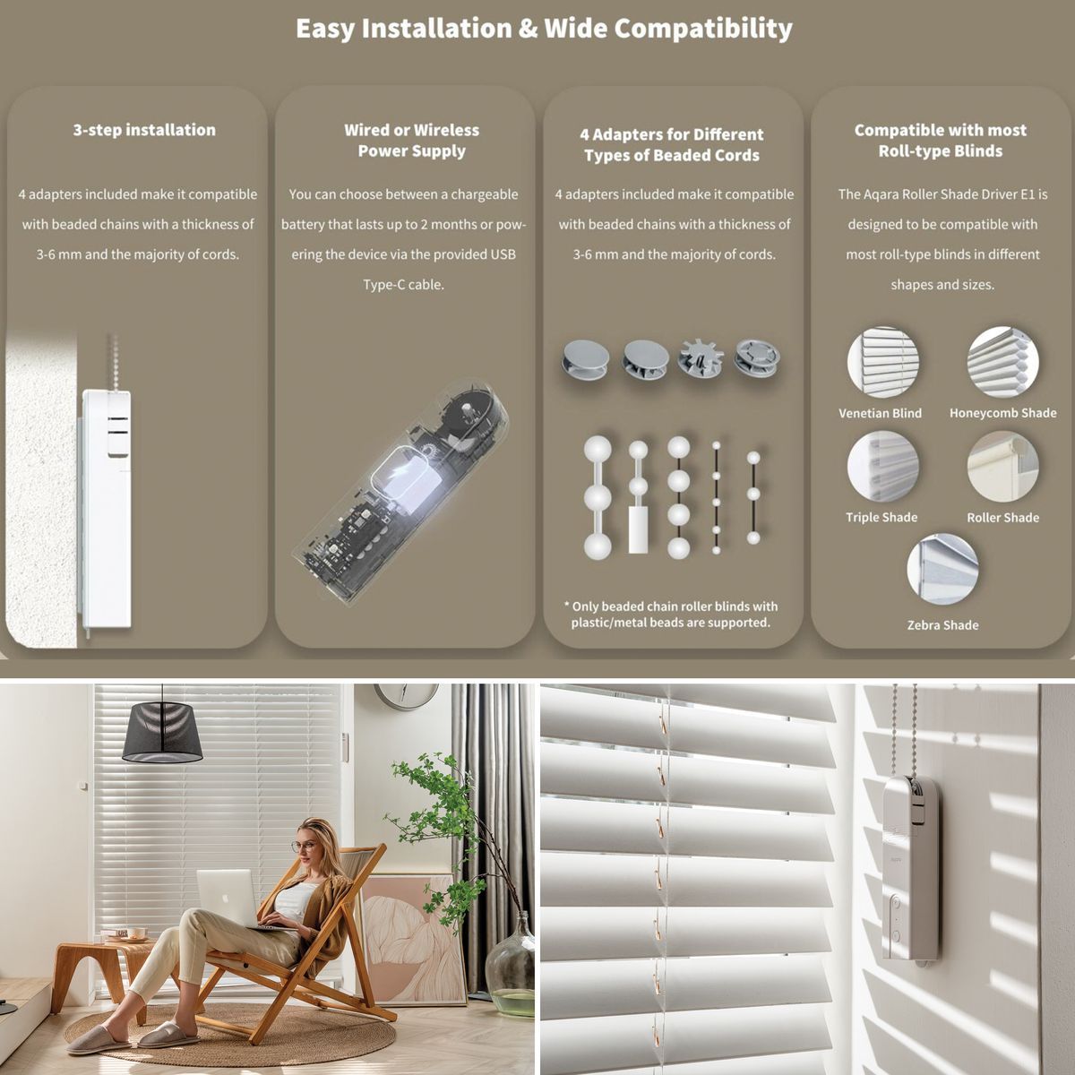 Aqara Rolling Shade Driver E1