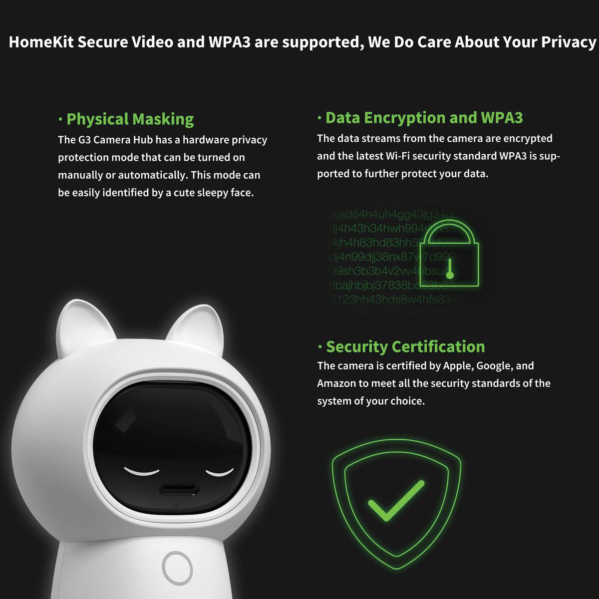 Aqara Camera Hub G3 - Apple HomeKit Secure Video, 2K, 360 FoV, Night Vision, Zigbee 3.0
