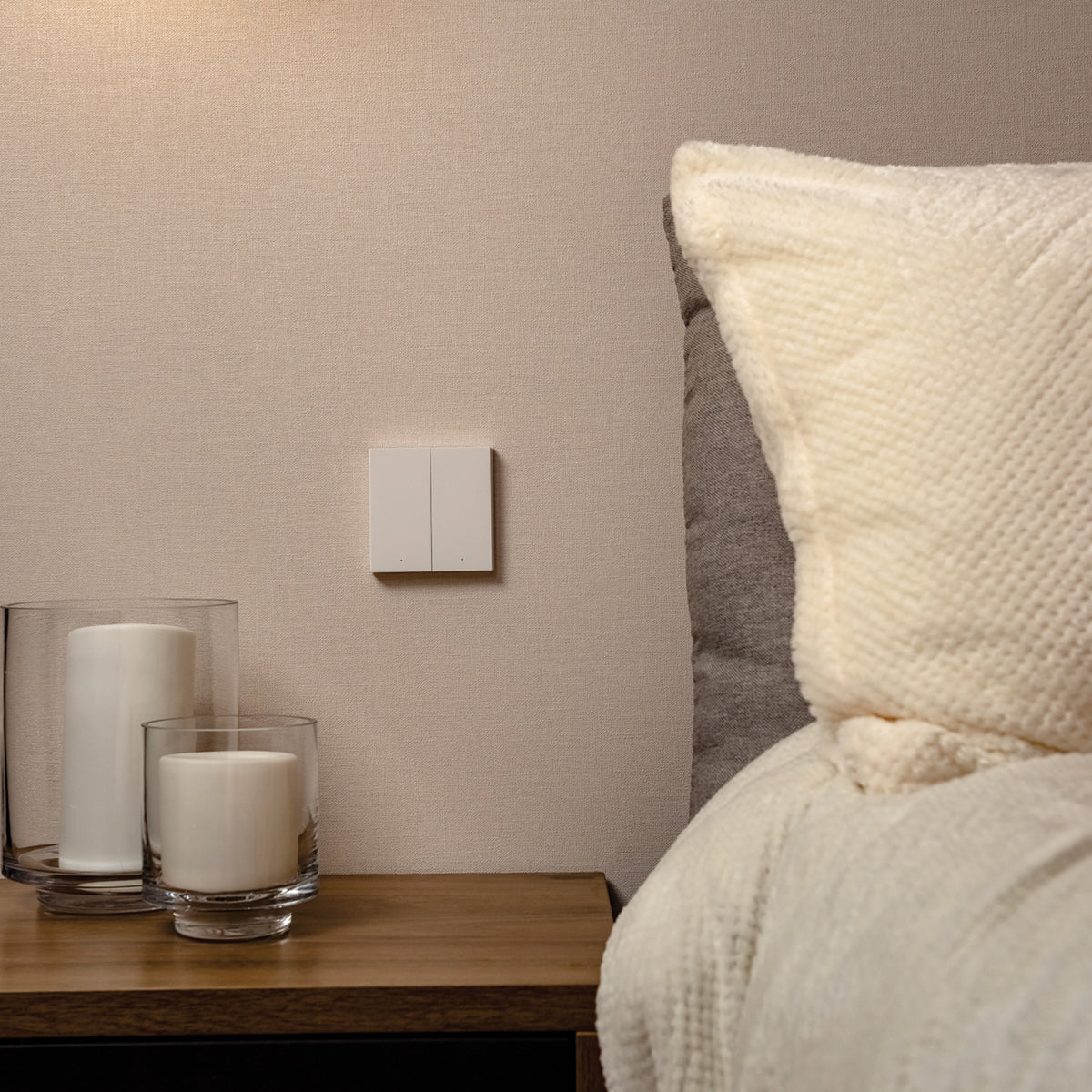 Aqara Smart Wall Switch H1 Double Switch (No Neutral) - REQUIRES AQARA HUB