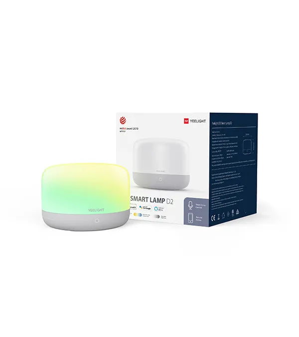 Yeelight LED Bedside Lamp D2 - RGB Coloured Smart Light Small & Versitile