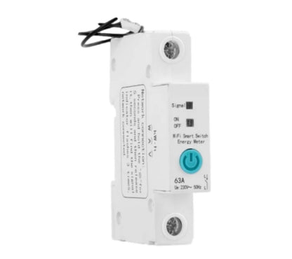 1P 63A Smart Geyser Timer WIFI Circuit Breaker Power Monitoring (eWeLink App)
