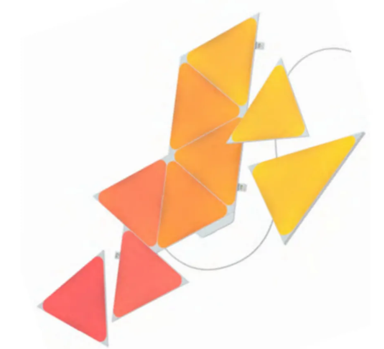 Nanoleaf Shapes Triangles 9 Pack