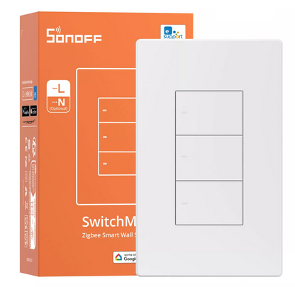 SONOFF Zigbee Smart Wall Switch ZBM5 – No Neutral