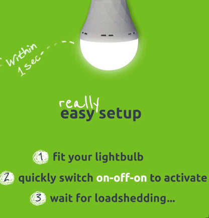 Gizzu Everglow Rechargeable Warm White Emergency Downlight Bulb