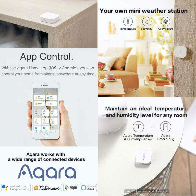 Aqara Temperature & Humidity Sensor - Home Automation – System Go