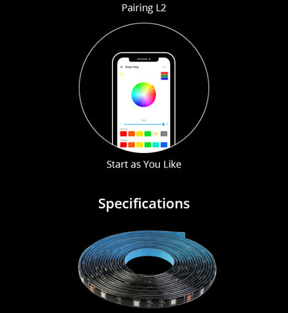 L2 Smart LED Light Strip kit 5M