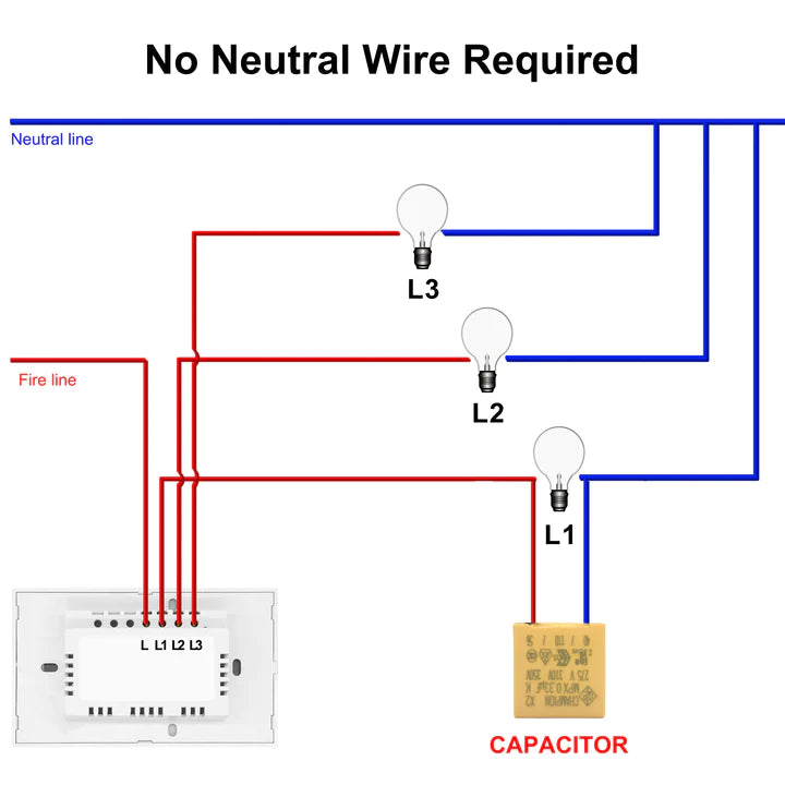 WIFI CONTROL SMART LIFE 2CH US LED NEUTRAL OR NO NEUTRAL SMART SWITCH –  System Go