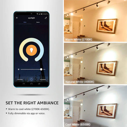 WIFI CONTROL SMART LIFE TUYA RGB CCT 5W GU10 LED DOWNLIGHT BULB