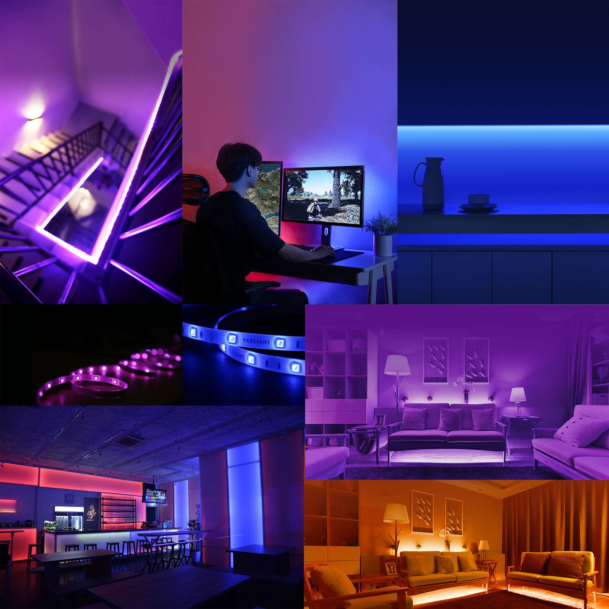 Yeelight LED Lightstrip 1S (EU Plug) - Smart 2m Long Expandable