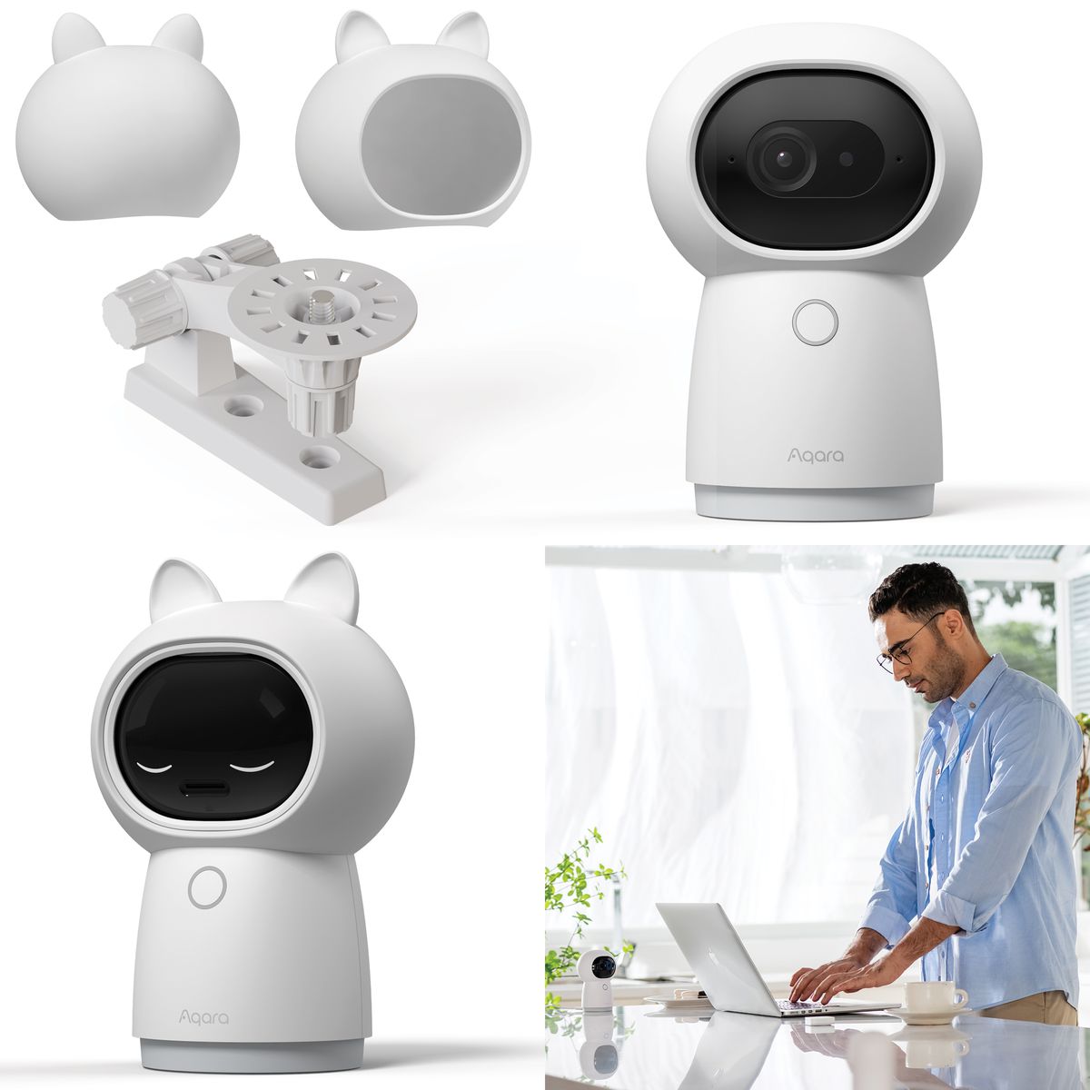 Aqara Camera Hub G3 - Apple HomeKit Secure Video, 2K, 360 FoV, Night Vision, Zigbee 3.0